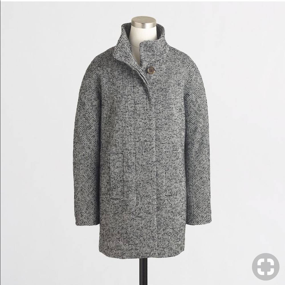 J Crew Factory Tweed City Coat